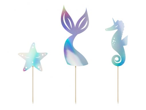 3 Topos de bolo - Sereia