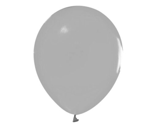 10 Balões Cinza (30cm)