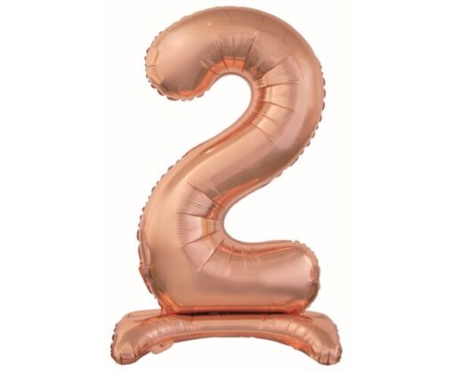Balão Stand 74cm Nº2 - Rose Gold